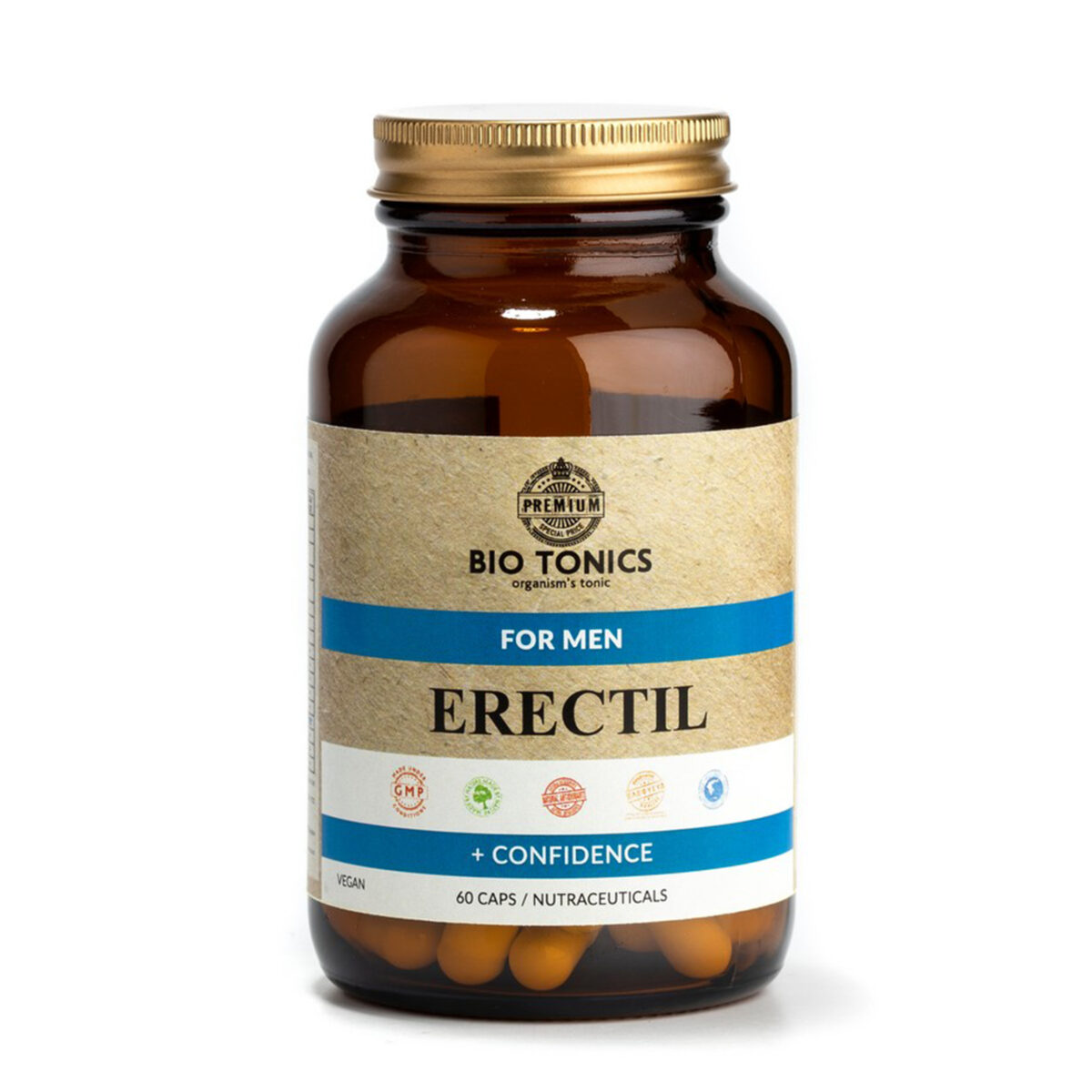 Erectil 60 Κάψουλες Bio Tonics - Ενίσχυση Λίμπιντο - Στύση