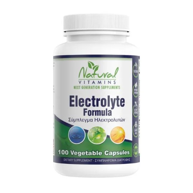 Natural Vitamins Electrolyte Formula 100 caps - Natural Vitamins - Pharmshop