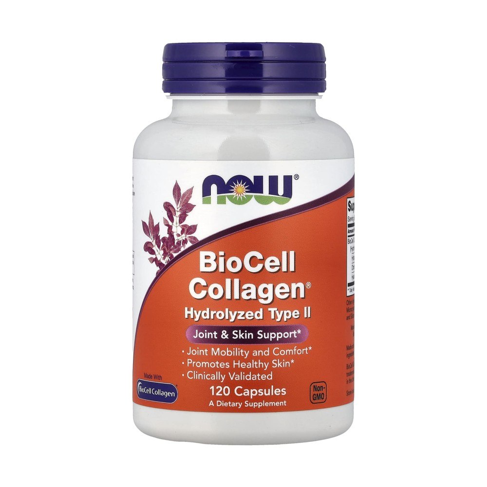 BioCell Collagen Hydrolyzed Type II 120 caps - NOW Foods - Pharmshop