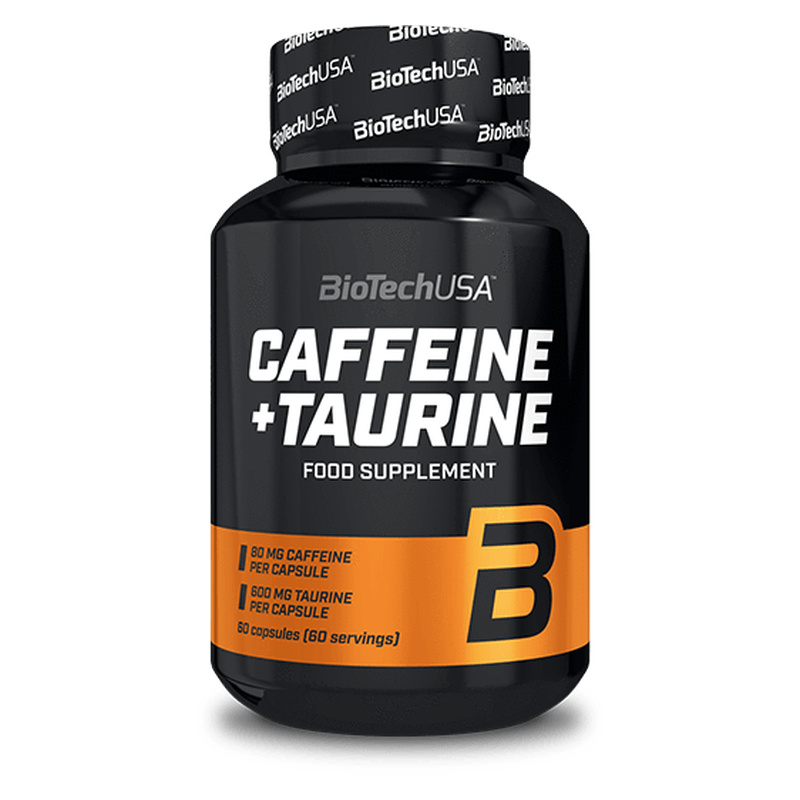 Caffeine + Taurine 60 caps – BioTech USA