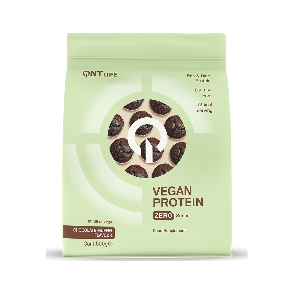 Vegan Protein 500 g – QNT Chocolate Muffin