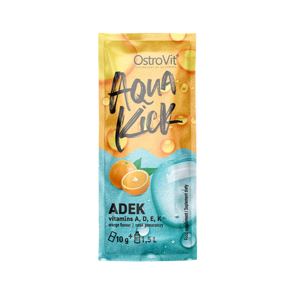 Aqua Kick ADEK Πορτοκάλι – OstroVit 10 gr (Φακελάκι) - Pharmshop